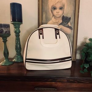 Vintage Brunswick Bowling Bag- White